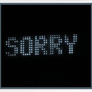 leadership lessons sorry